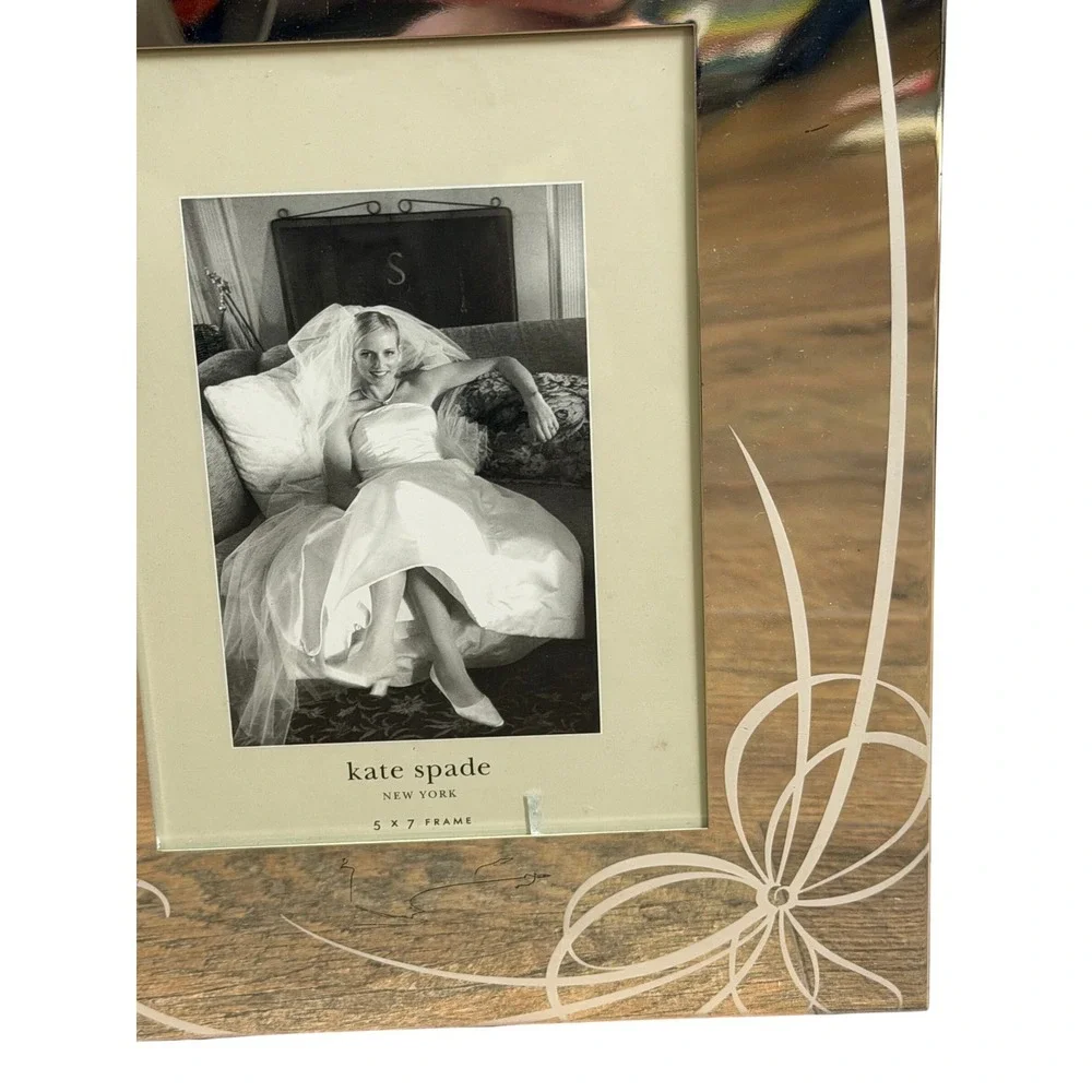 Kate Spade New York Belle Boulevard Silverplate 5x7 Picture Frame Lenox